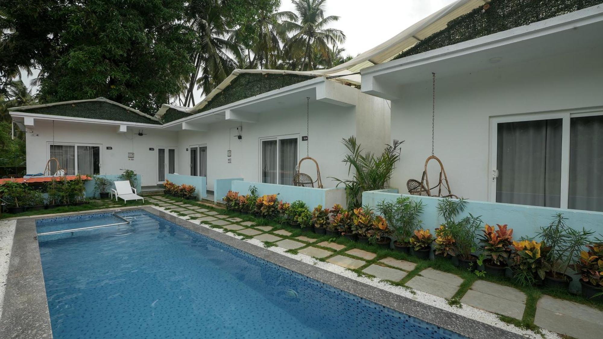 Whiteflower Resort Morjim Buitenkant foto